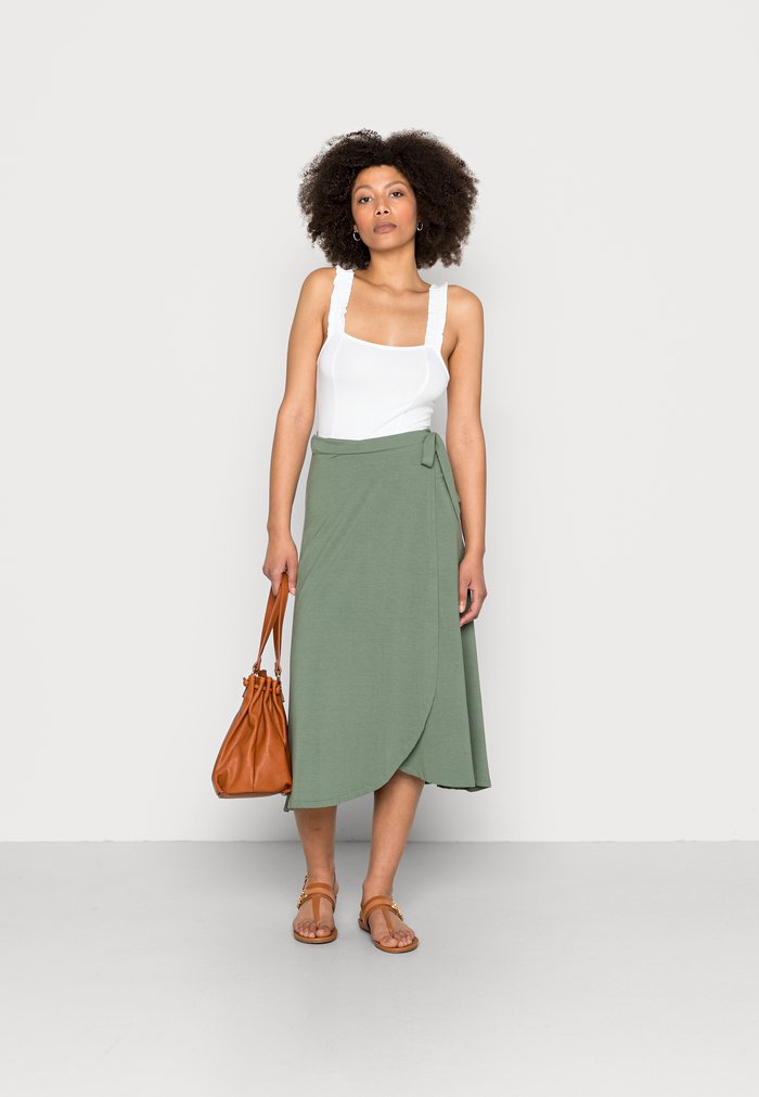 Jupe Anna Field Wrap Vert Clair Femme | TMY-4340331